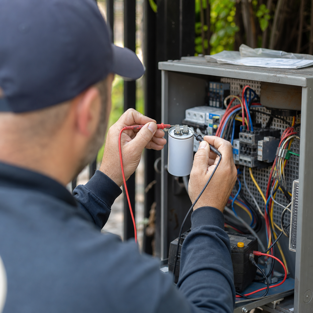 Illustration for gate motor repair
