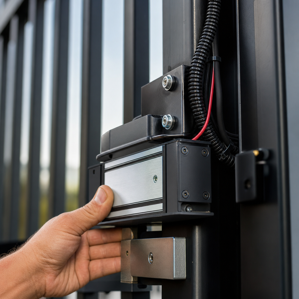 Illustration for commercial gate installers near me