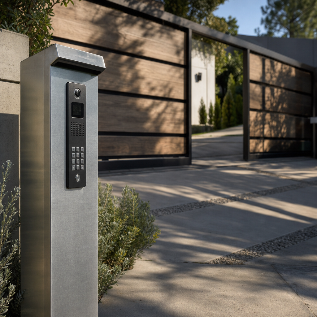 Illustration for gate access control in Los Angeles