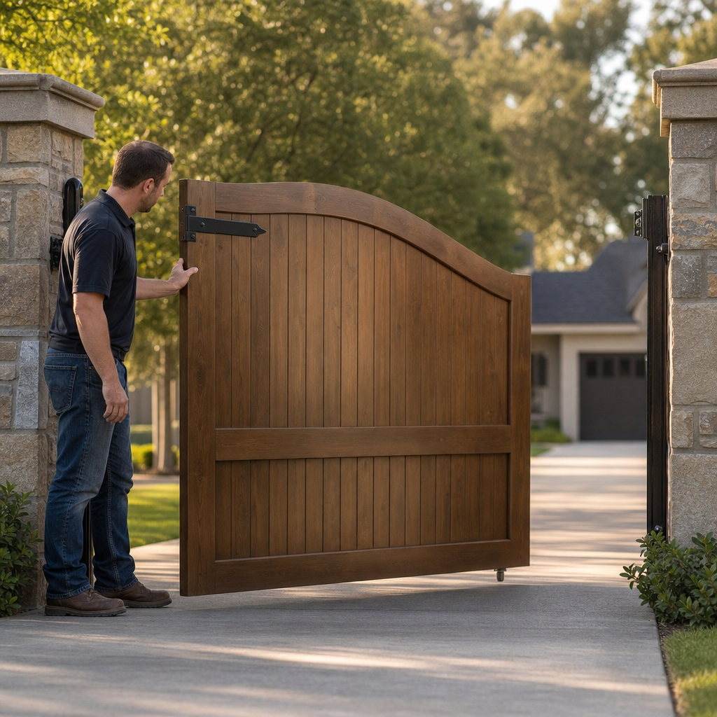 Illustration for automatic gate repair