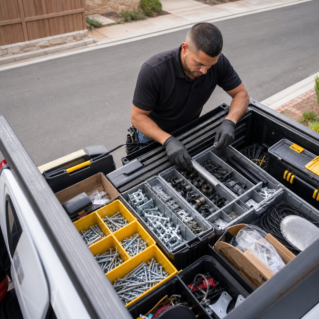 Illustration for driveway gate repair