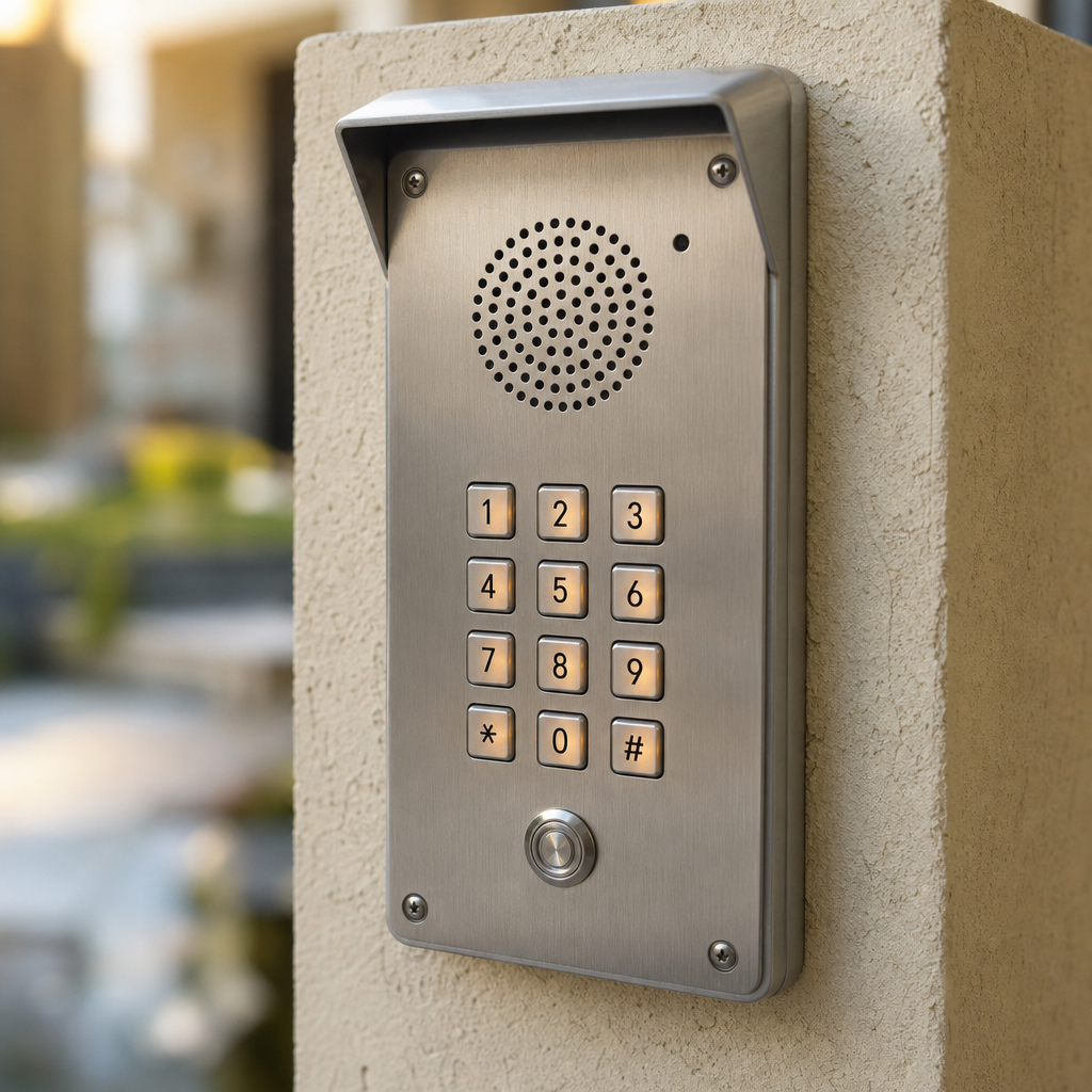 Illustration for gate access control in Mid-City