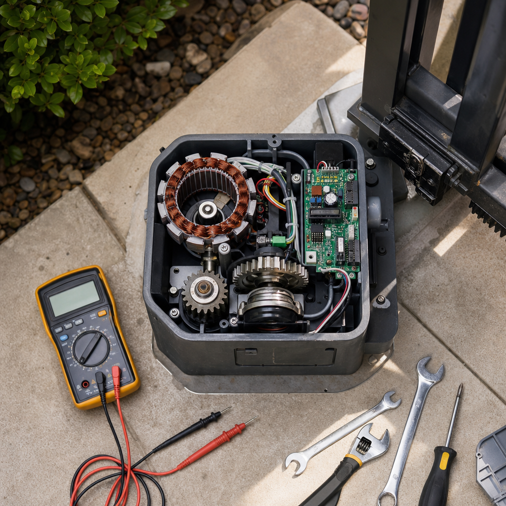 Illustration for gate motor repair in Beverly Hills