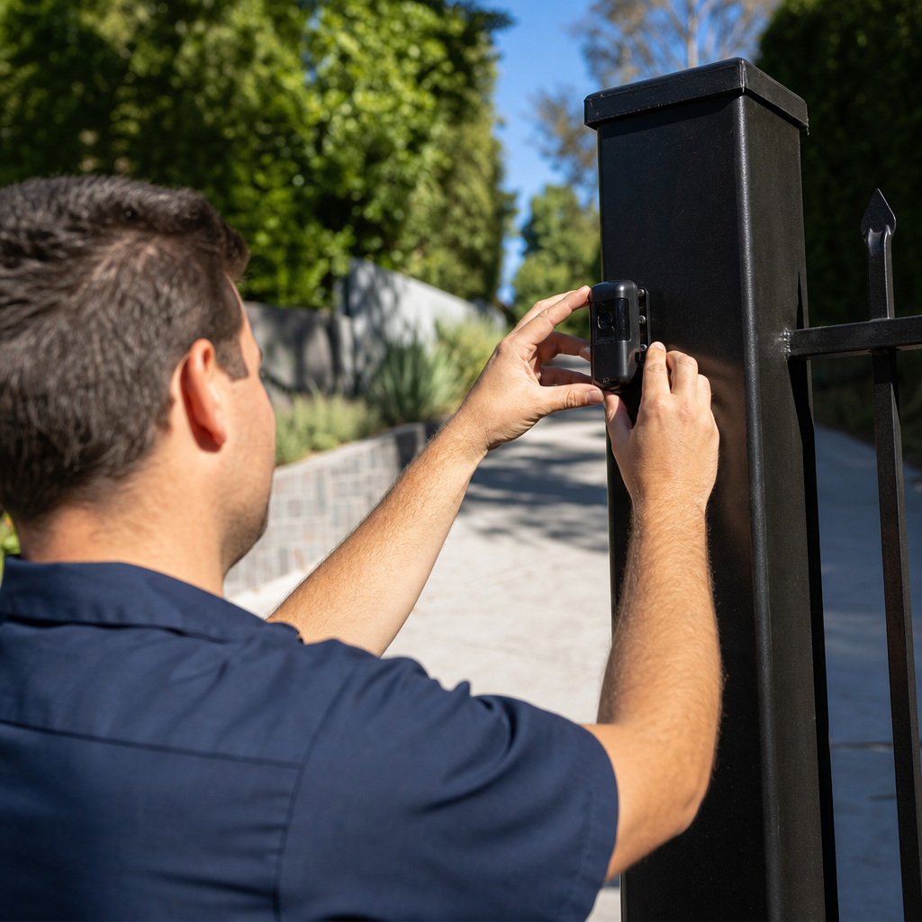 Illustration for automatic gate installation in Los Feliz