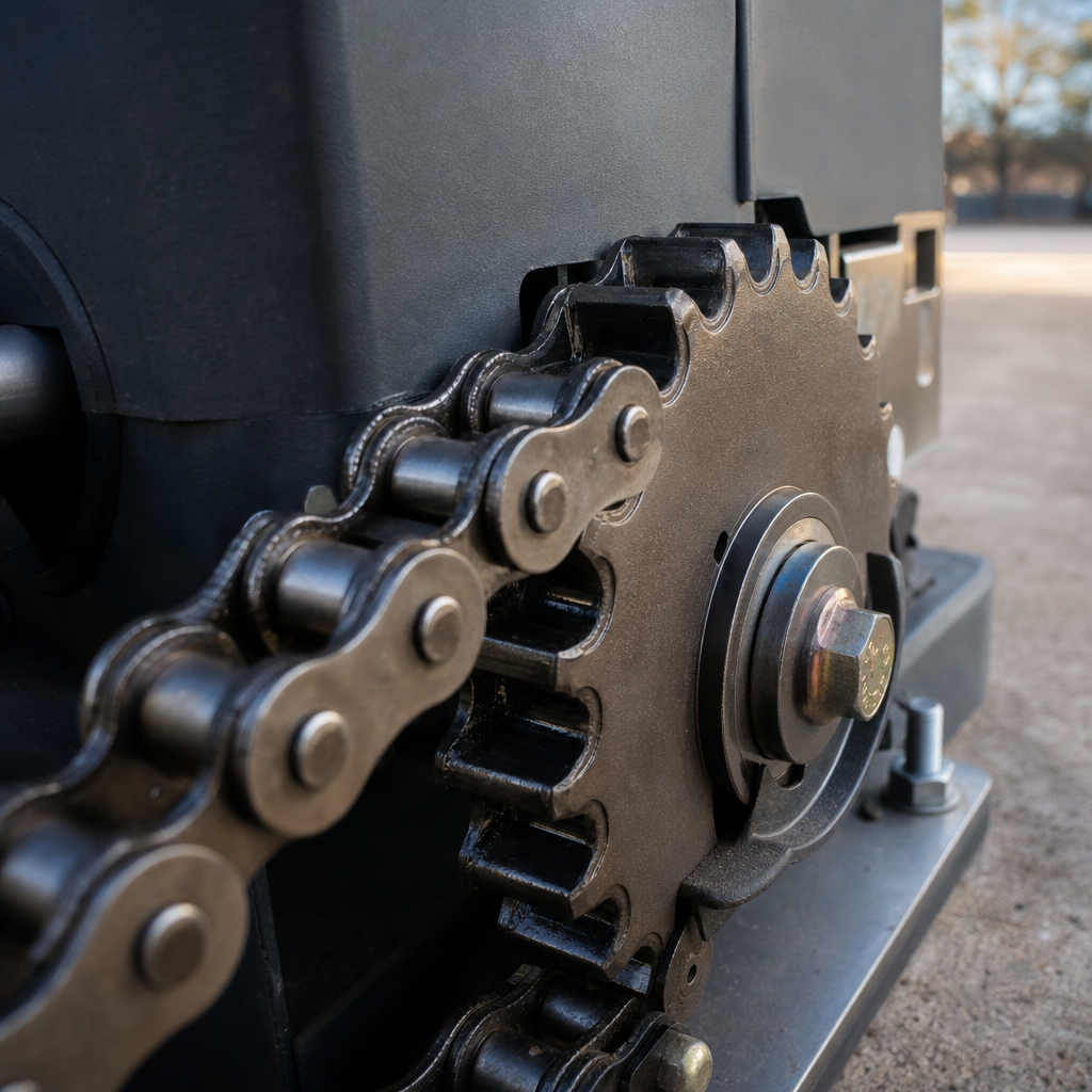 Illustration for gate chain repair