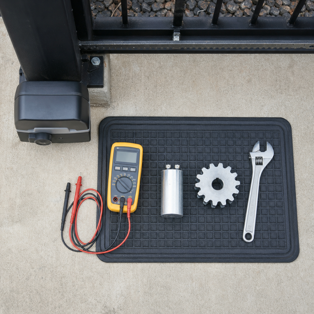 Illustration for driveway gate repair service