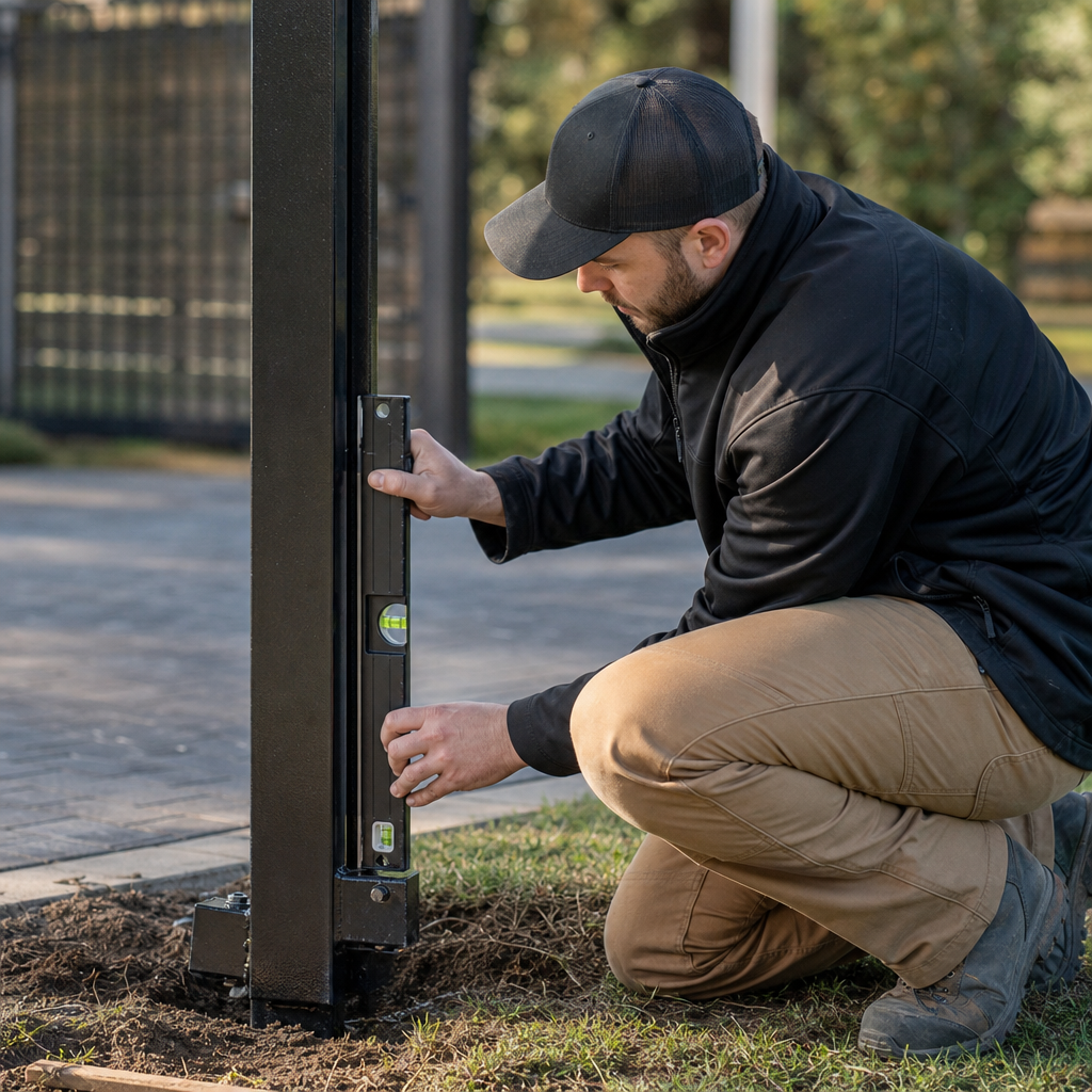 Illustration for how to fix sagging gate