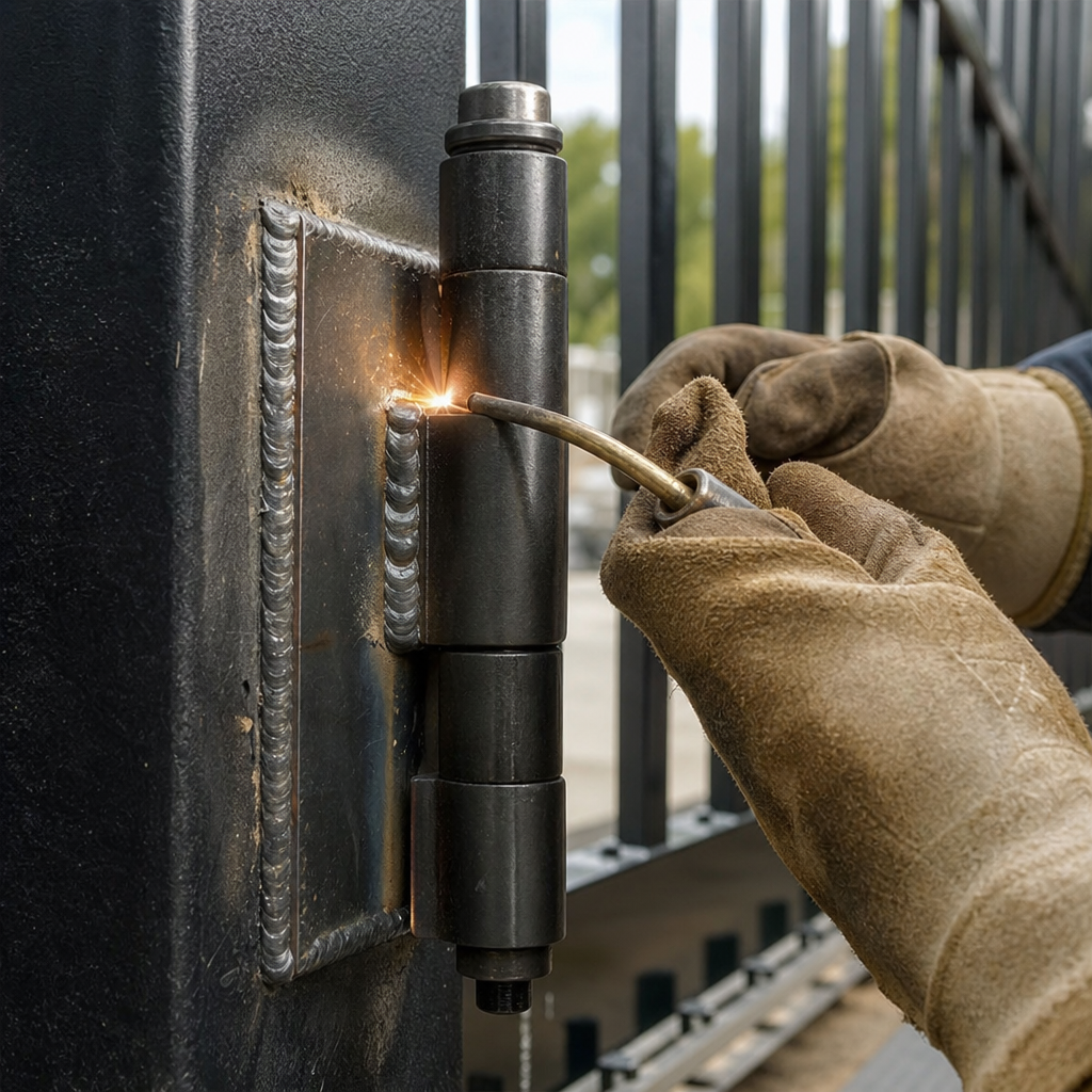 Illustration for gate welding repair