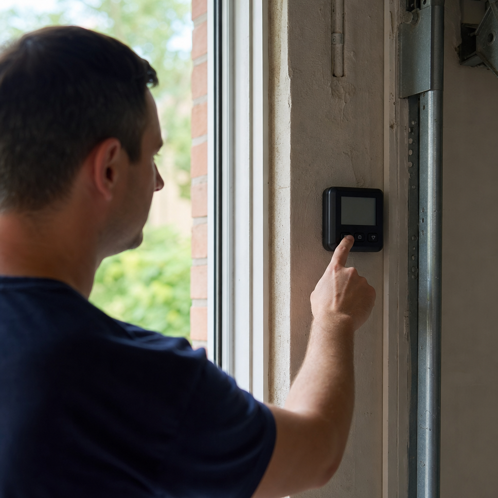 Illustration for garage door opener repair
