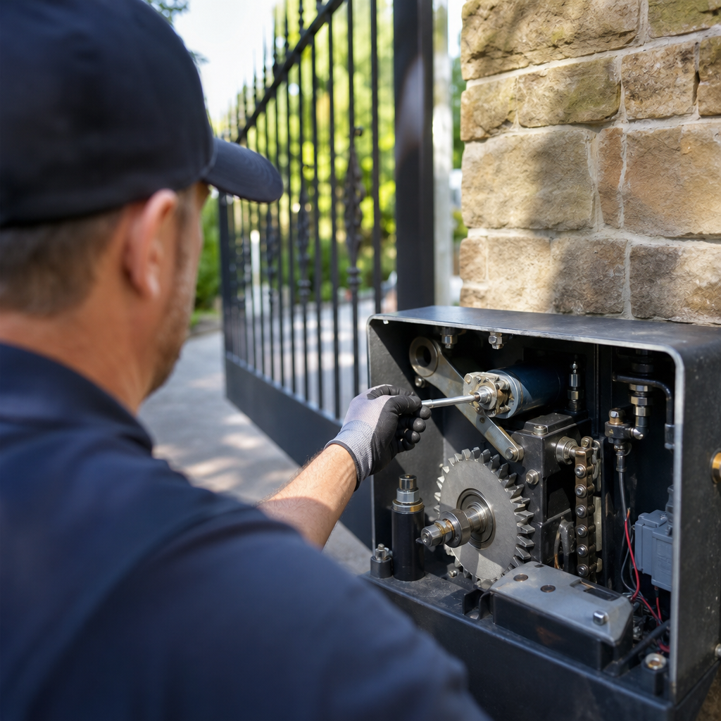Illustration for swing gate repair southlake tx