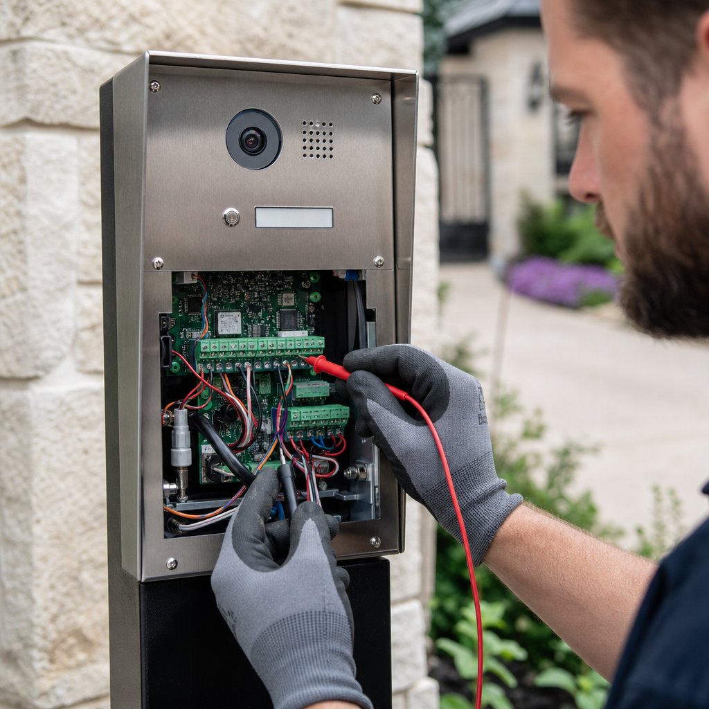 Illustration for gate intercom repair southlake tx