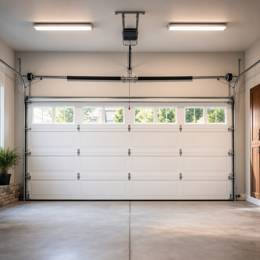 Illustration for garage door repair in Alamo