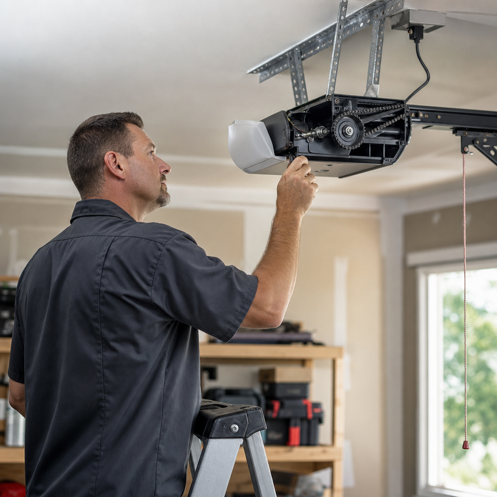 Illustration for garage door repair in San Lorenzo