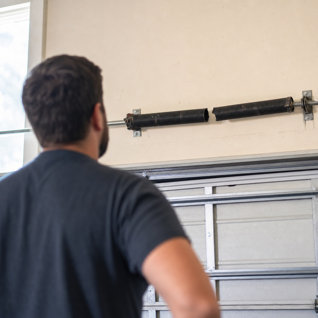 Illustration for garage door repair in Parkway