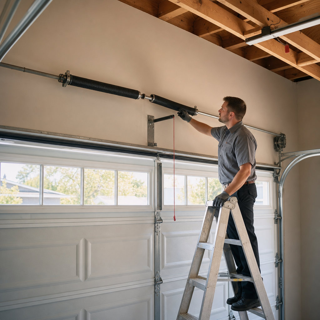 Illustration for garage door repair in Folsom
