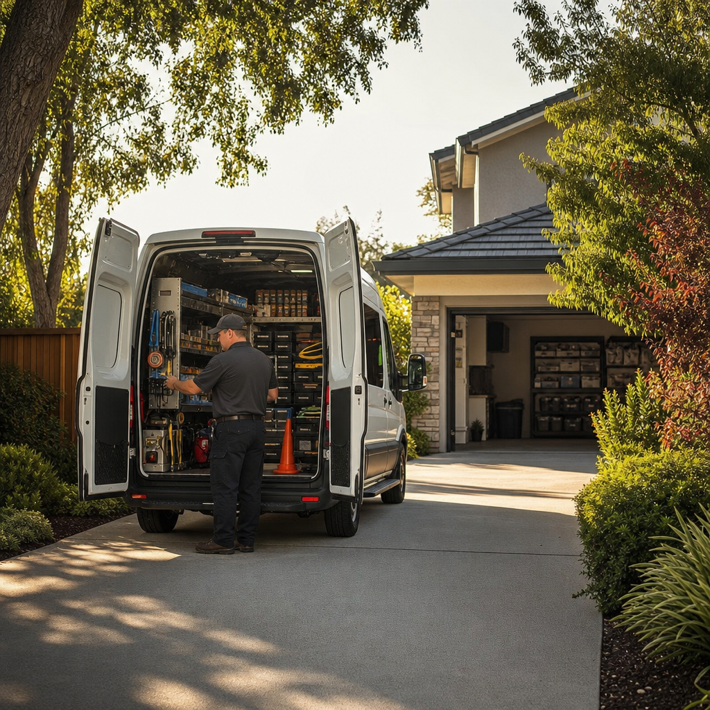 Illustration for garage door repair in Laguna