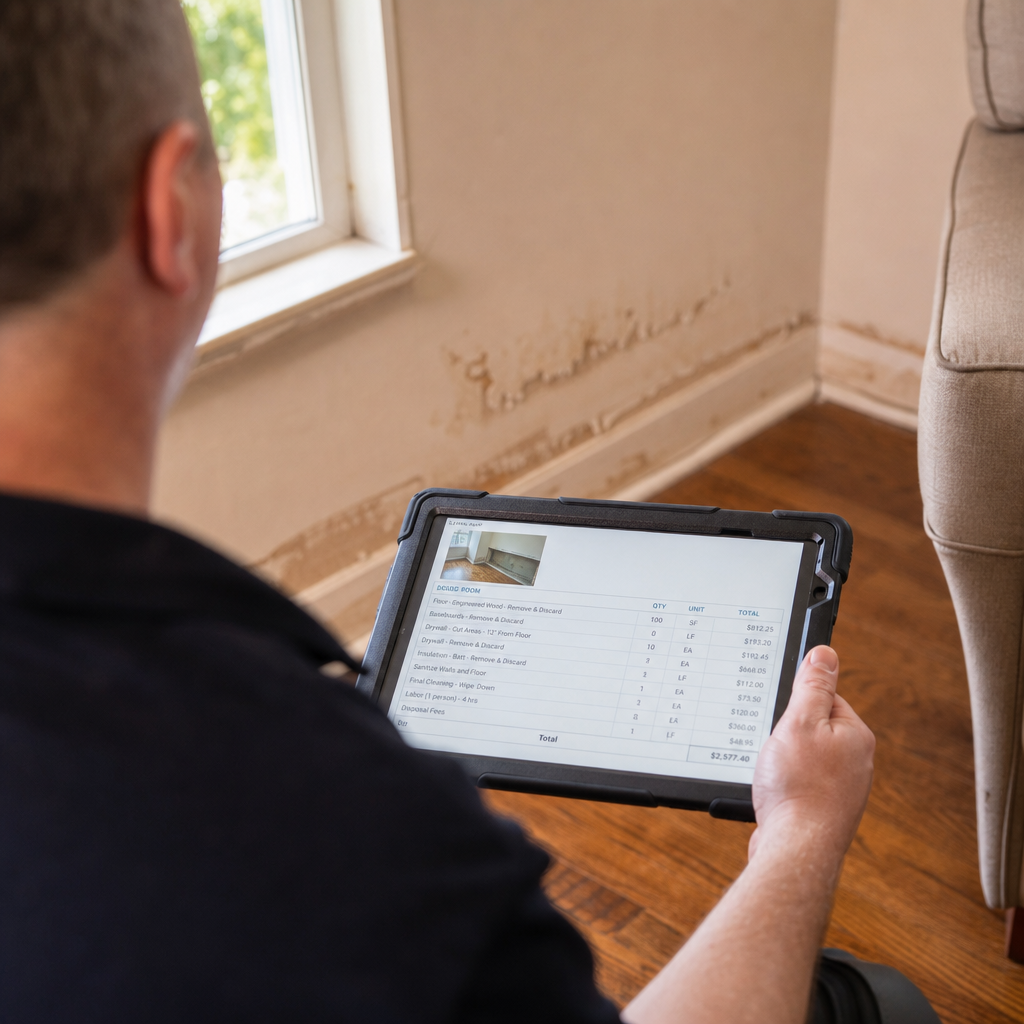 Illustration for water damage pricing factors englewood nj
