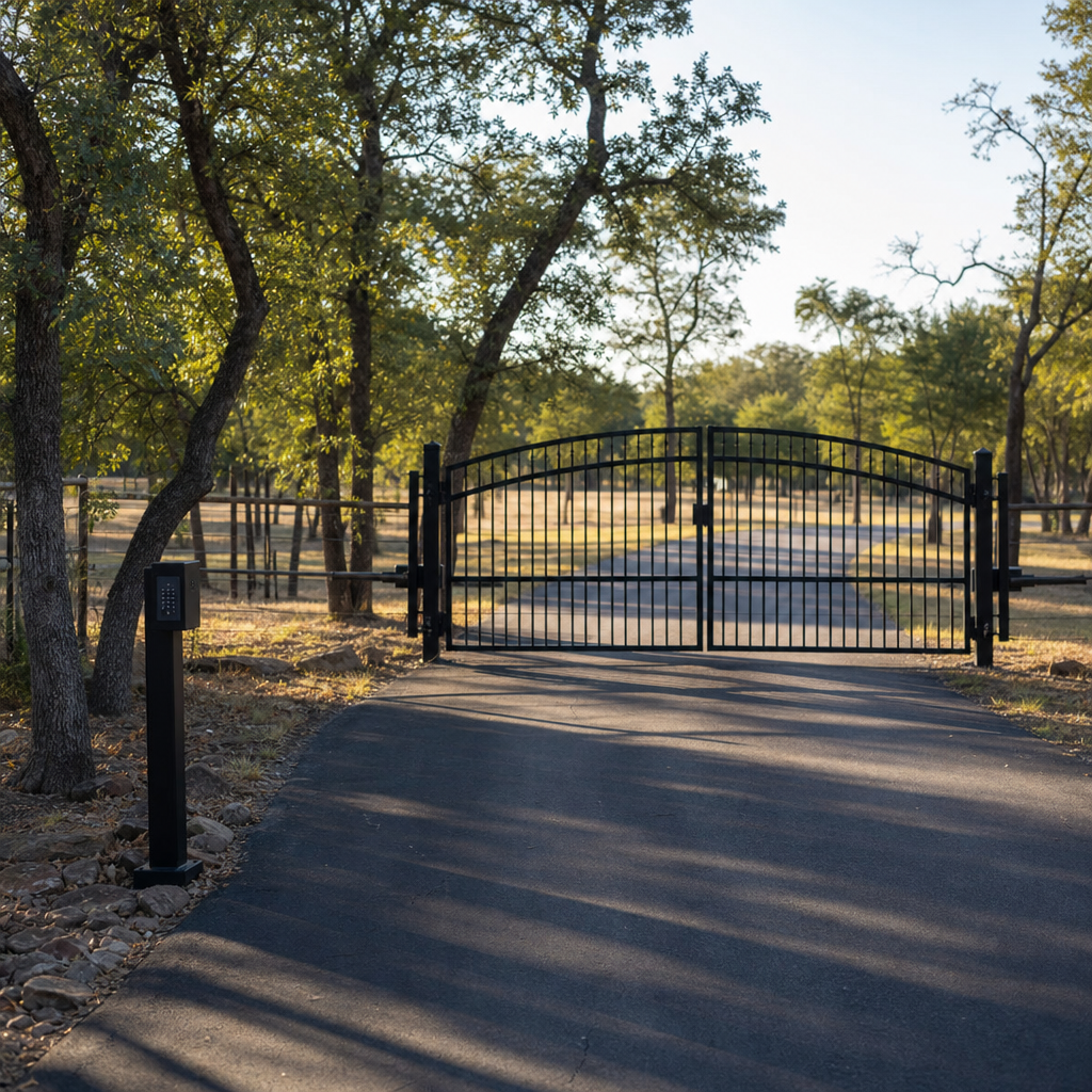 Illustration for residential gate entry systems