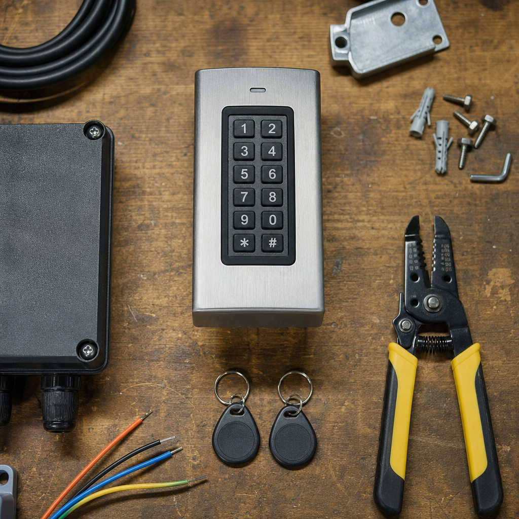 Illustration for gate access control systems