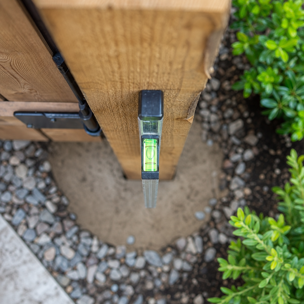 Illustration for how to fix sagging wood gate