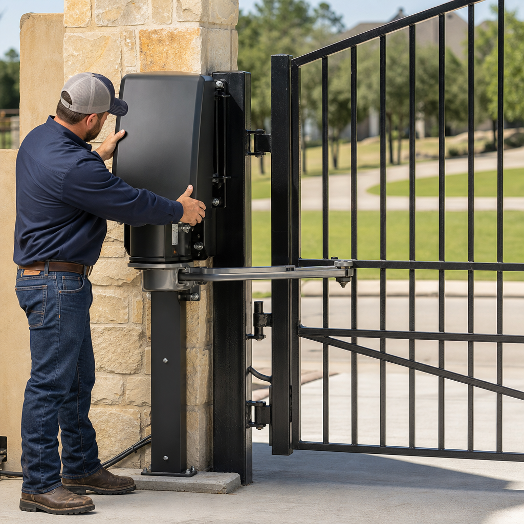 Illustration for electric gate repair cost