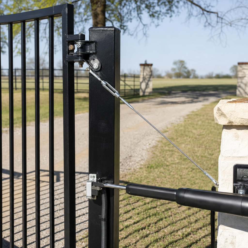 Illustration for anti sag gate kit installation