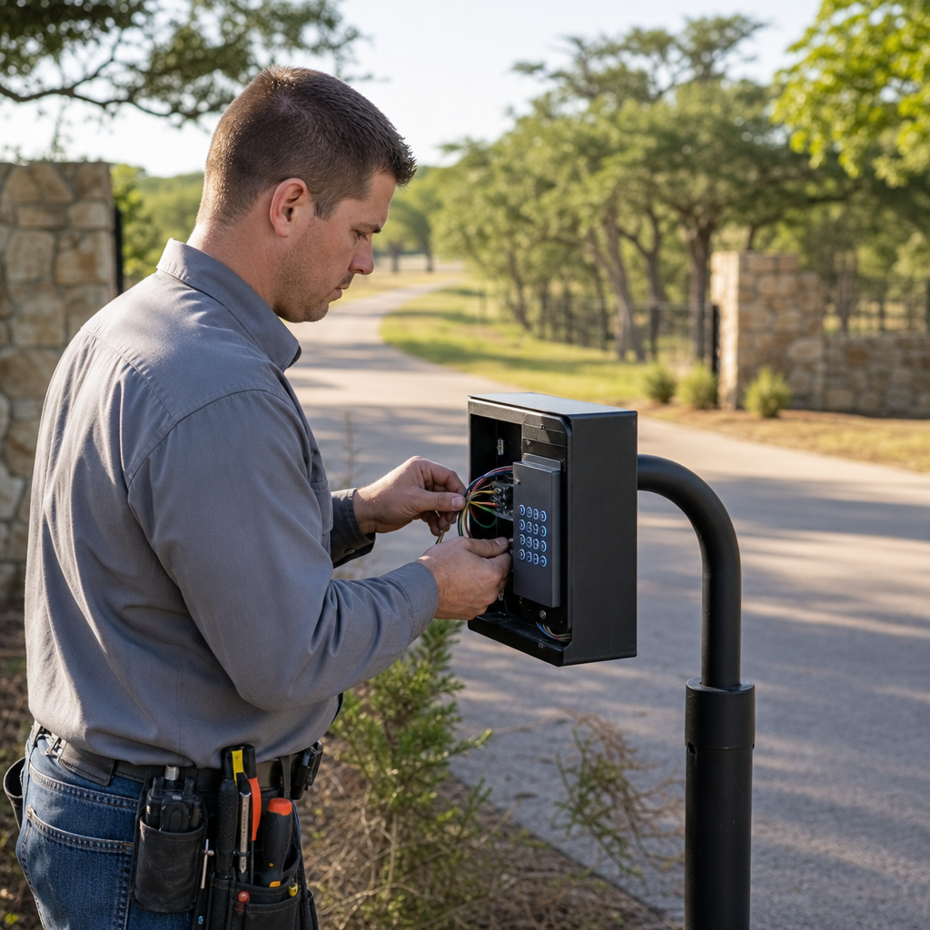 Illustration for top rated gate repair companies cleburne
