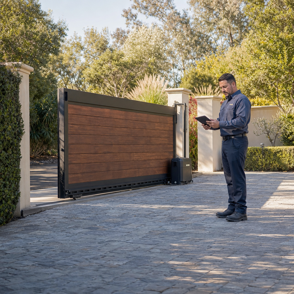 Illustration for automatic gate repair in Brentwood