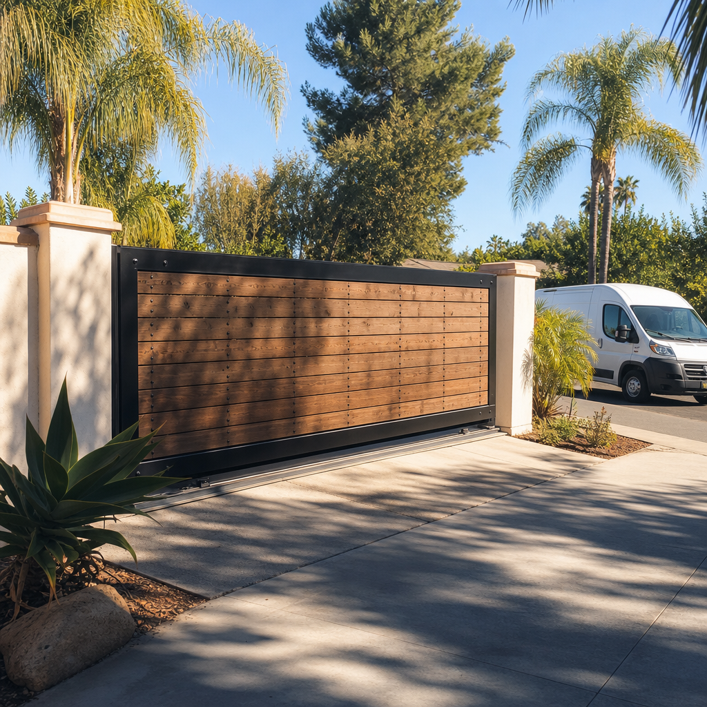 Illustration for gate repair in North Hollywood