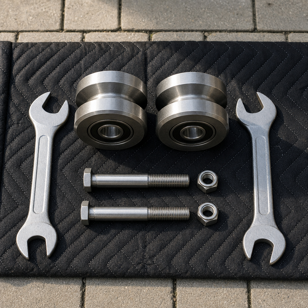 Illustration for gate wheel repair in Brentwood