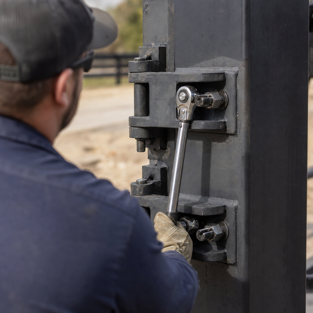 Illustration for gate repair in Wilmer