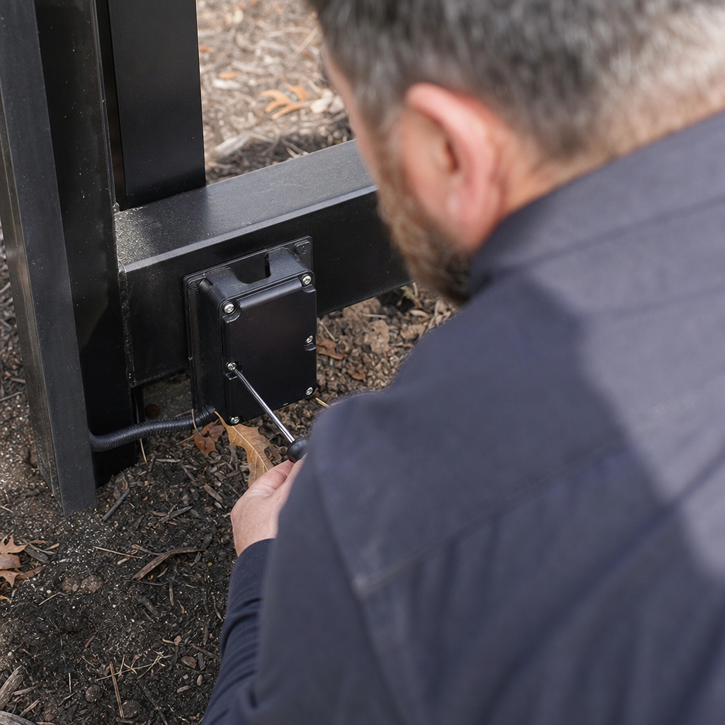Illustration for automatic gate repair in Mansfield