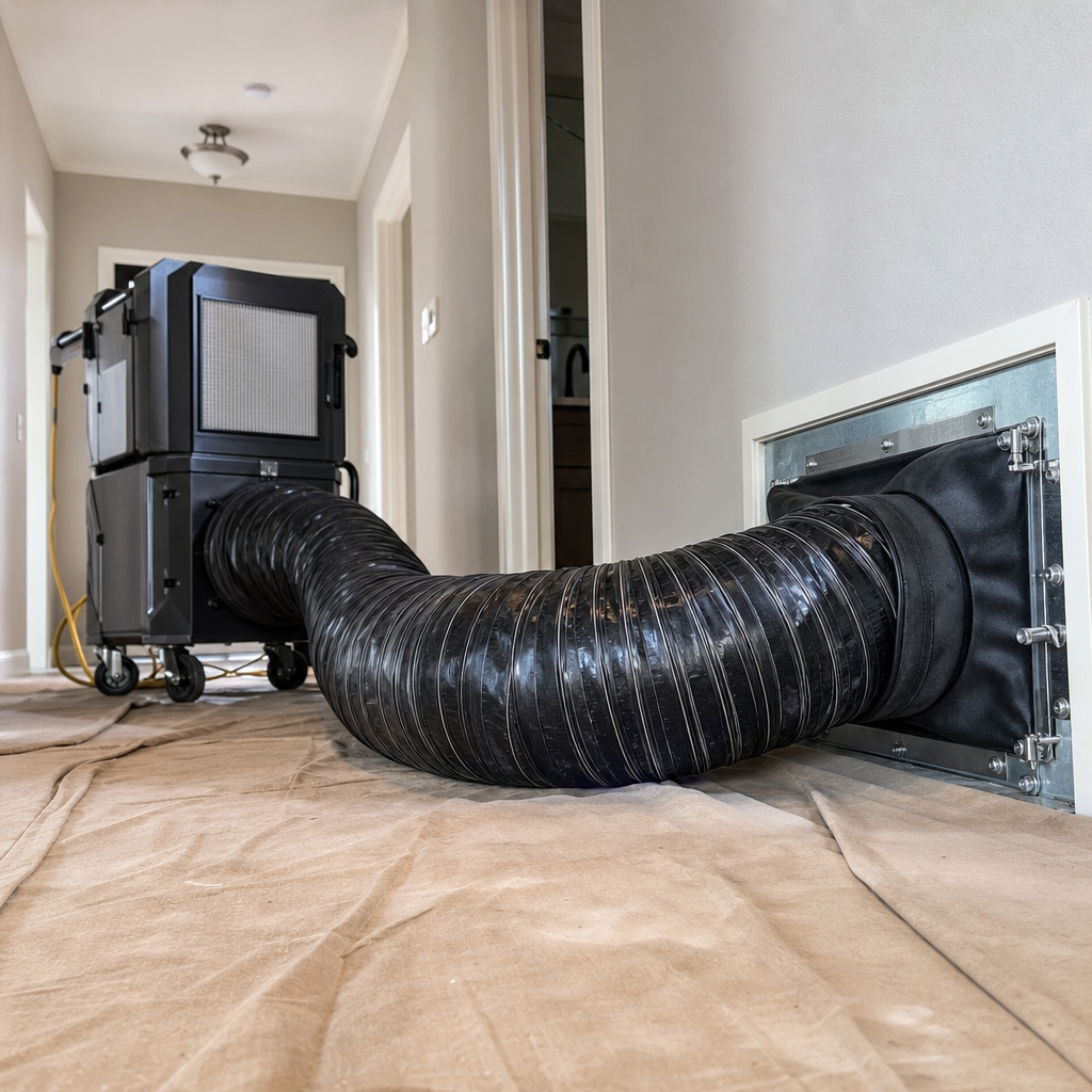 Illustration for air duct cleaning in Roanoke