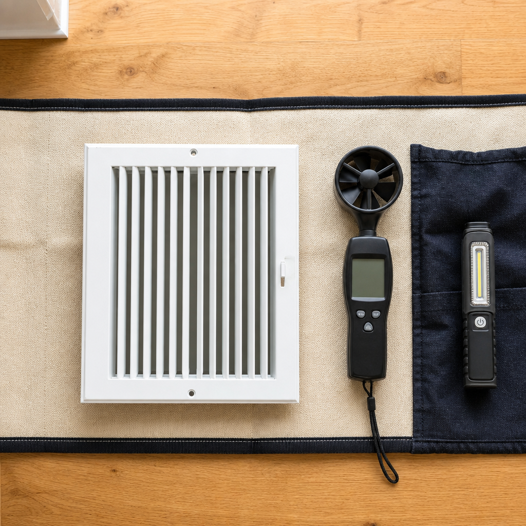 Illustration for air duct cleaning in Heath