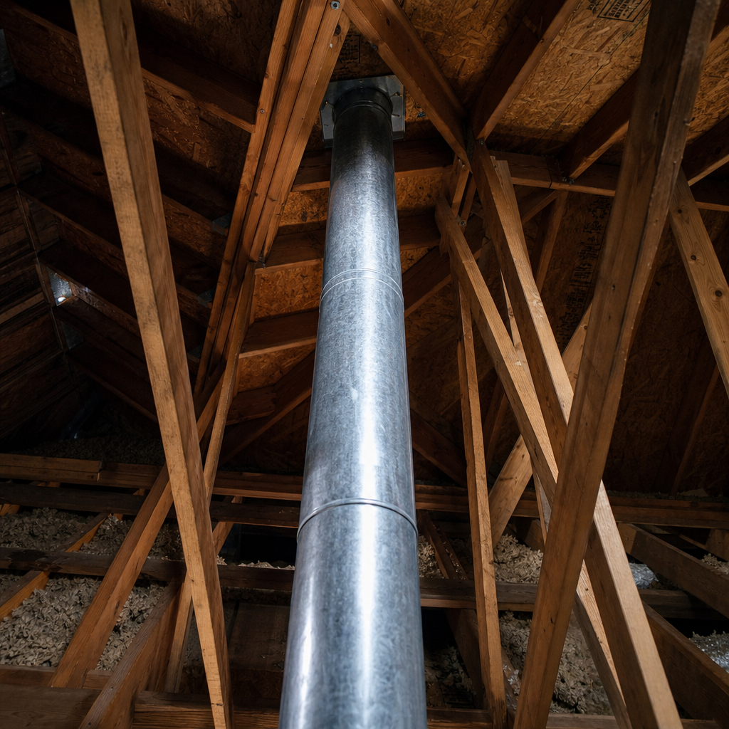 Illustration for dryer vent cleaning in McKinney