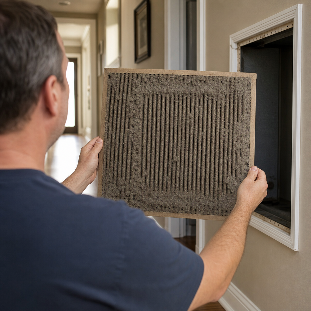 Illustration for air duct cleaning in Bedford