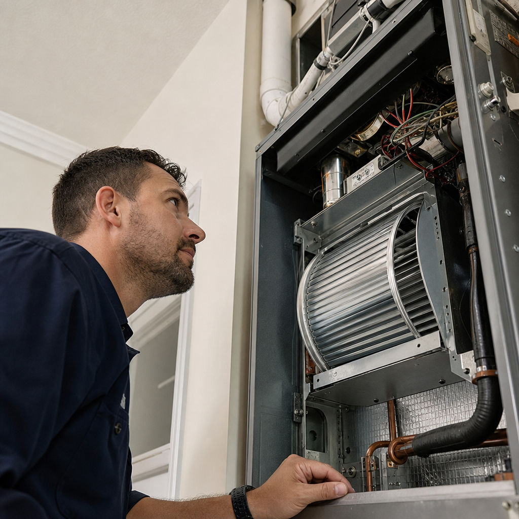 Illustration for air duct cleaning in Richardson