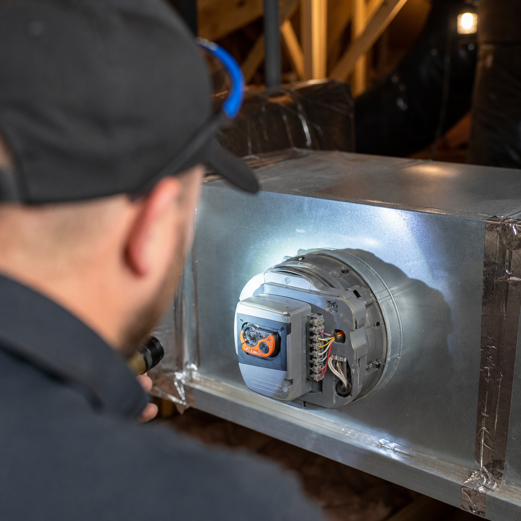 Illustration for air duct cleaning in University Park