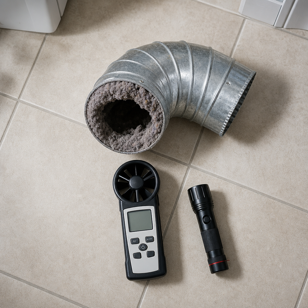 Illustration for dryer vent cleaning in Hurst