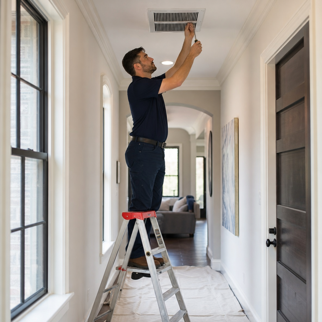 Illustration for air duct cleaning in Southlake