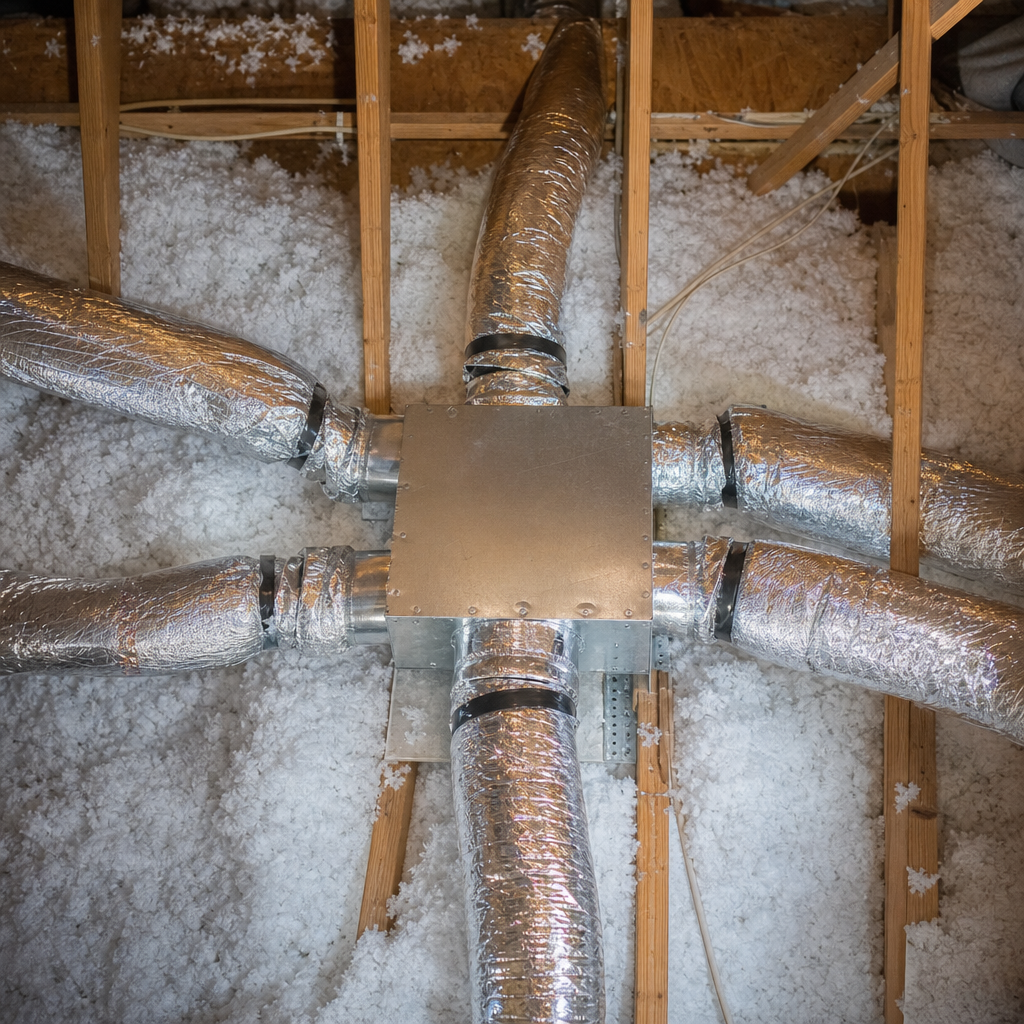 Illustration for air duct cleaning in Red Oak