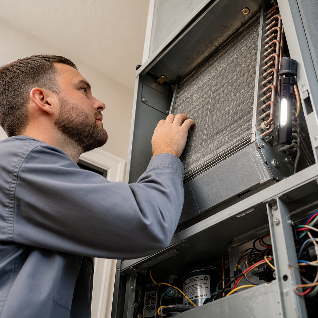 Illustration for air duct cleaning in Colleyville