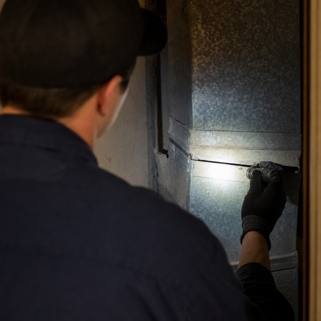 Illustration for air duct cleaning in Burleson