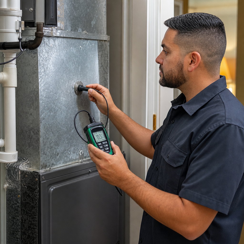 Illustration for air duct cleaning in Rowlett