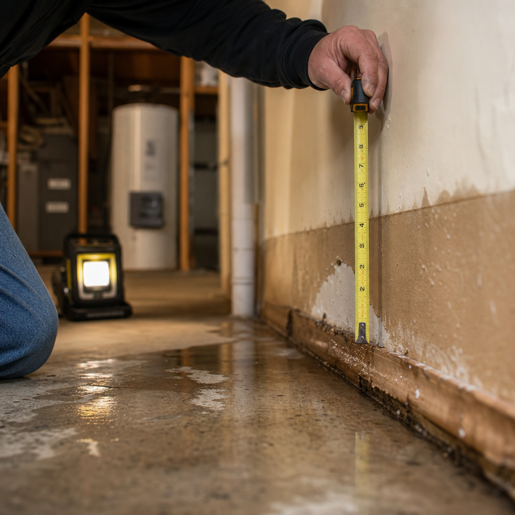 Illustration for water damage insurance coverage
