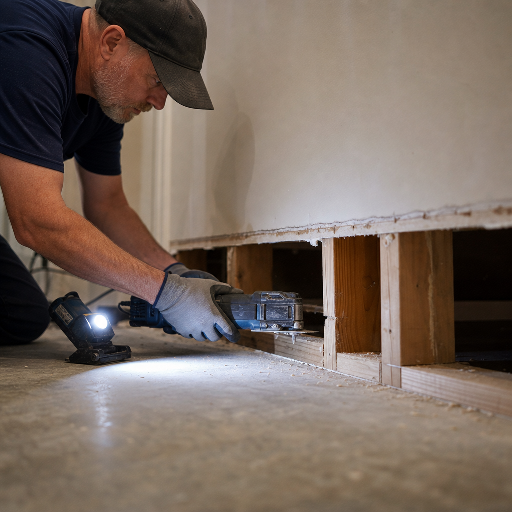 Illustration for certified water damage restoration