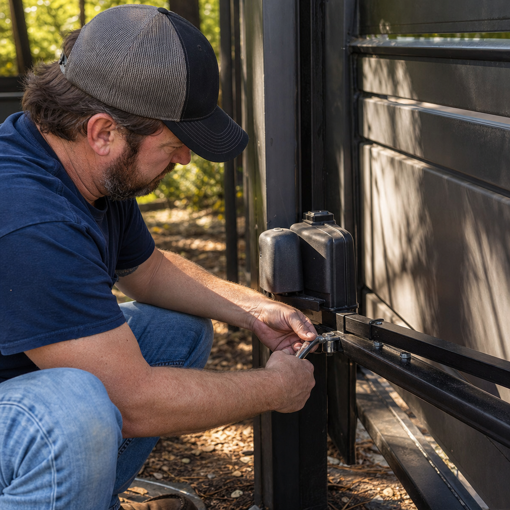 Illustration for gate repair in Sherman Oaks