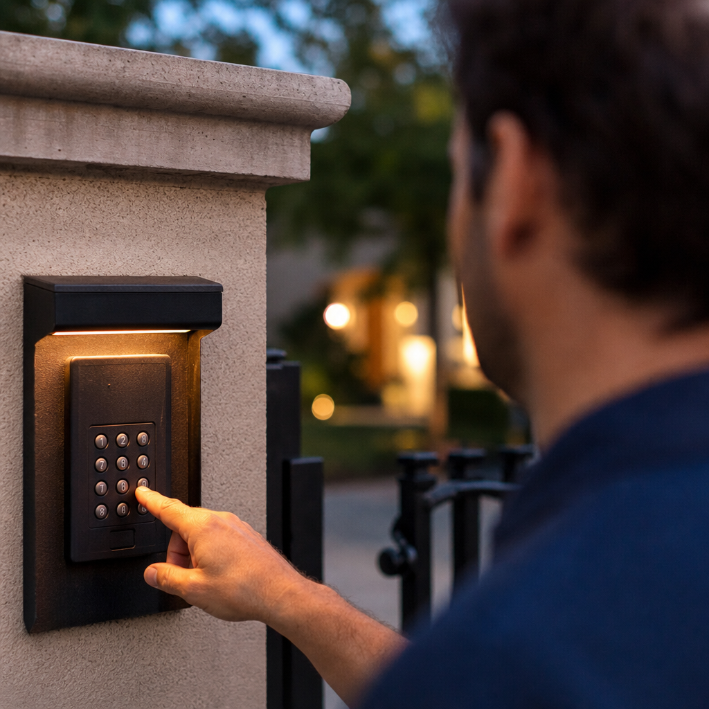 Illustration for gate repair in Universal City