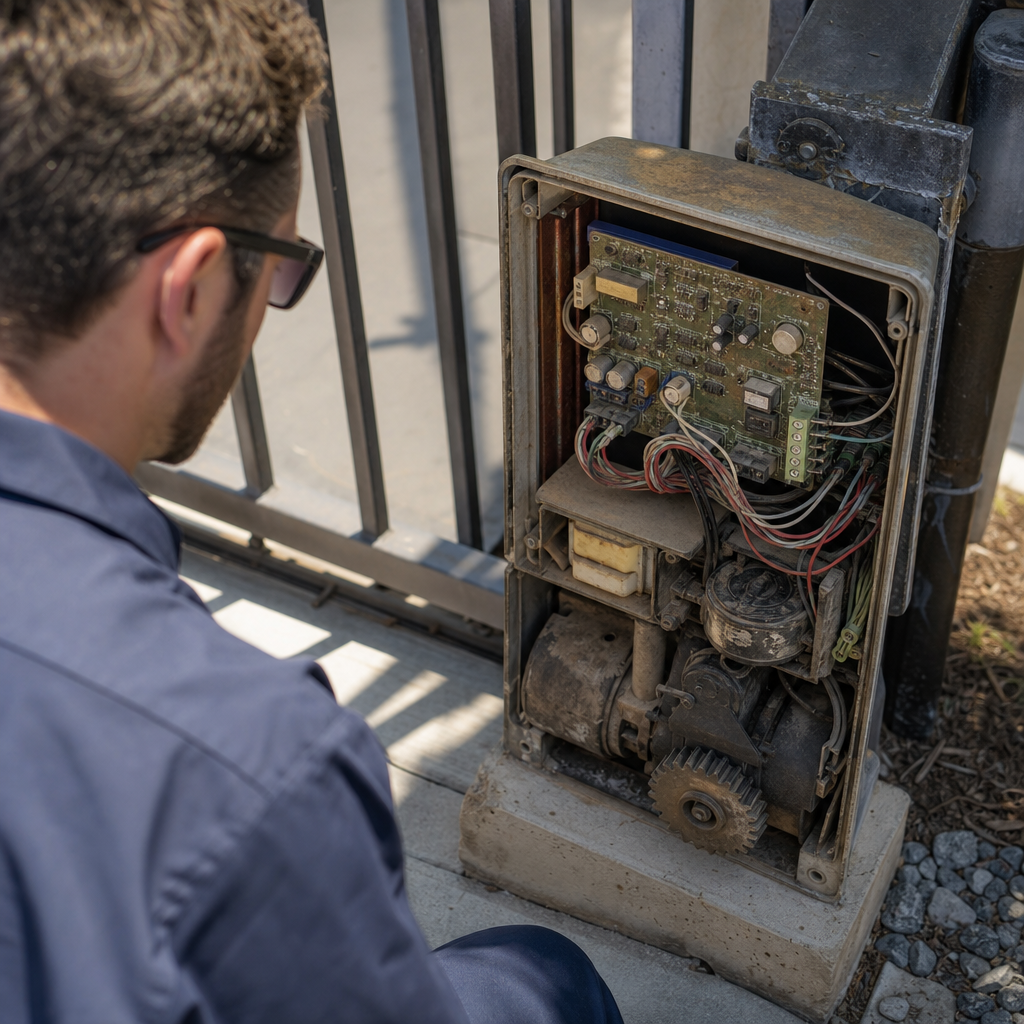 Illustration for gate motor repair CA