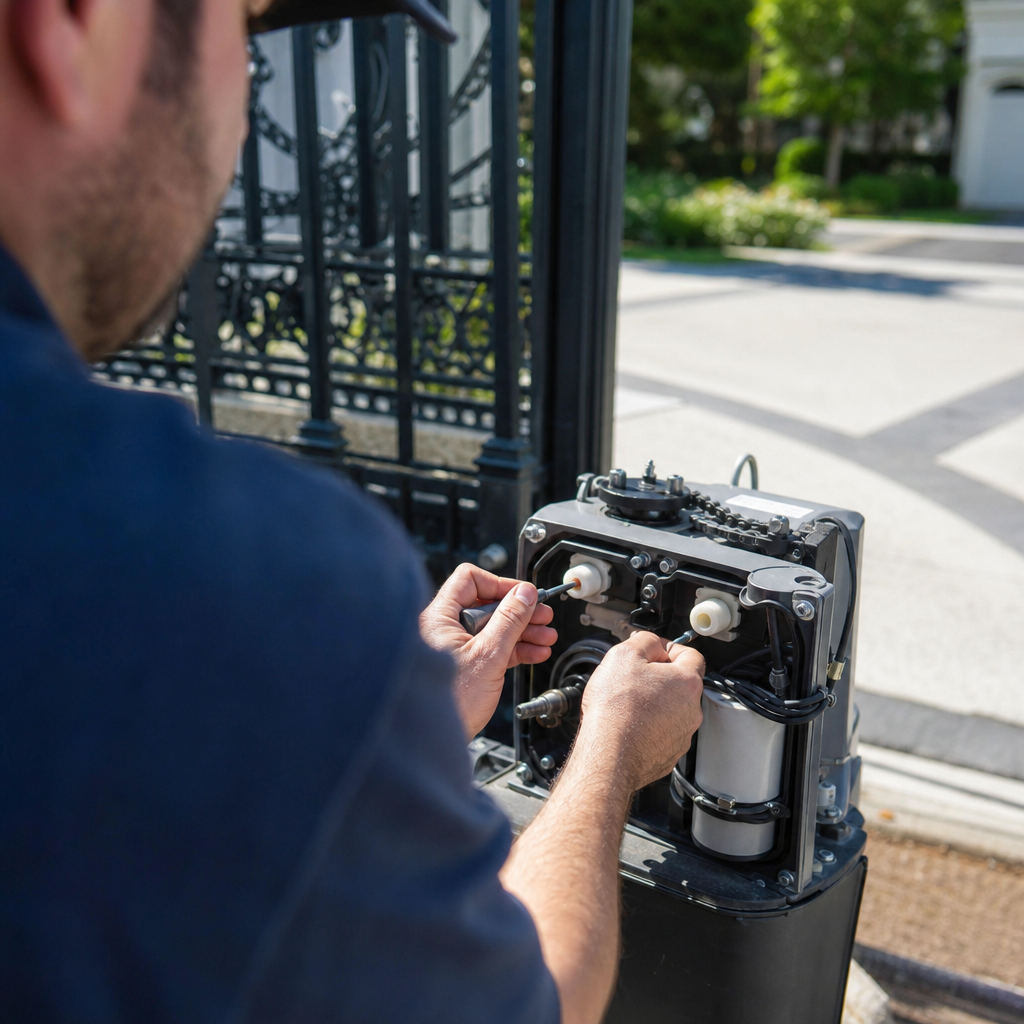 Illustration for liftmaster automatic gate repair